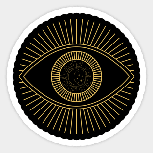 Third eye shirt Sticker